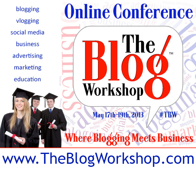 Get $25 off your registration to The Blog Workshop #TBW