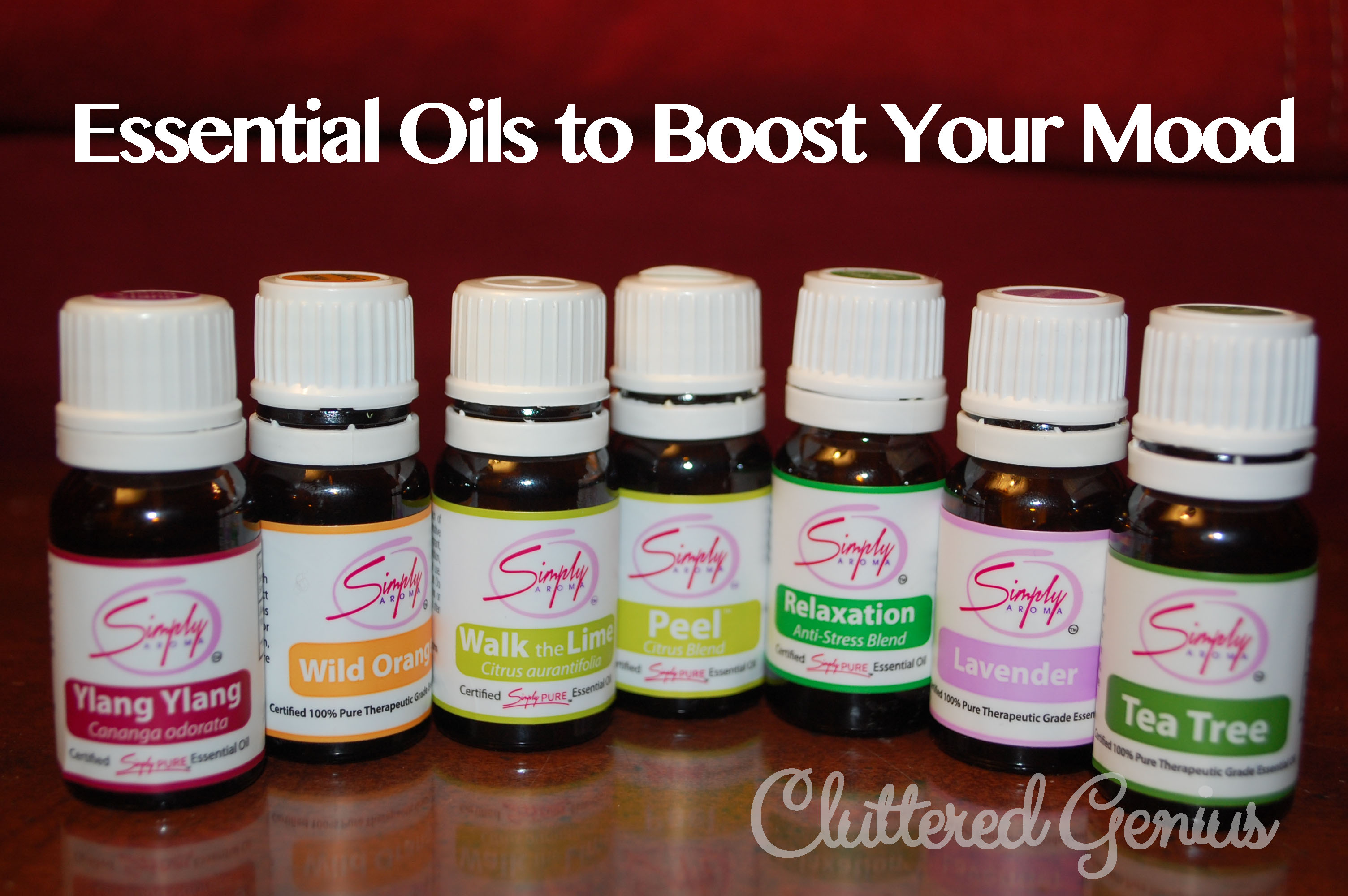 Essential Oils to Boost Your Mood