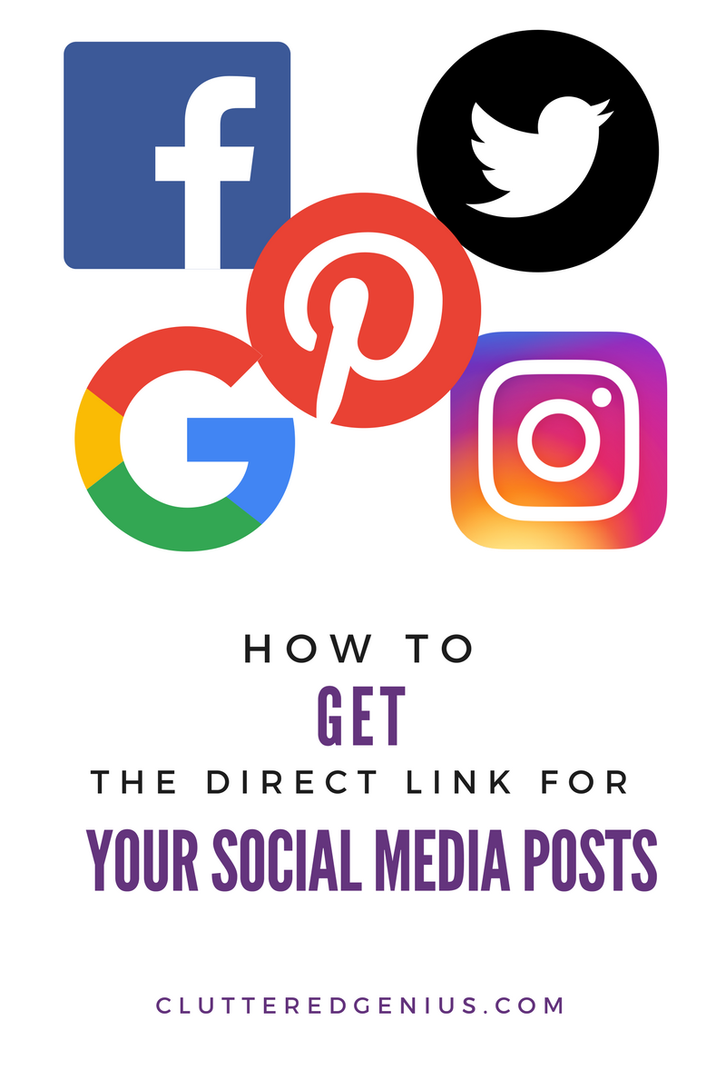 How to get the direct link to your social media posts