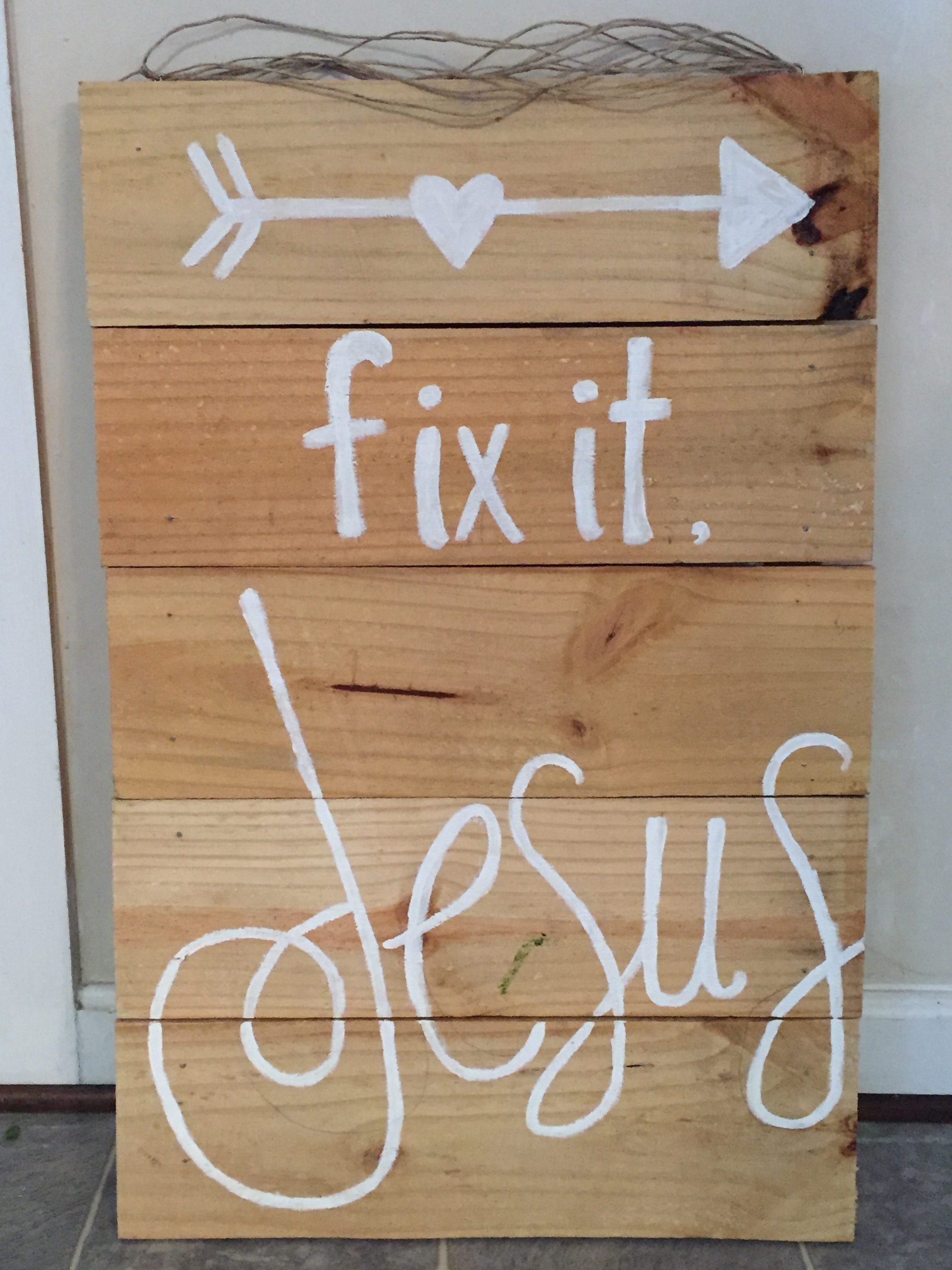 fix it jesus