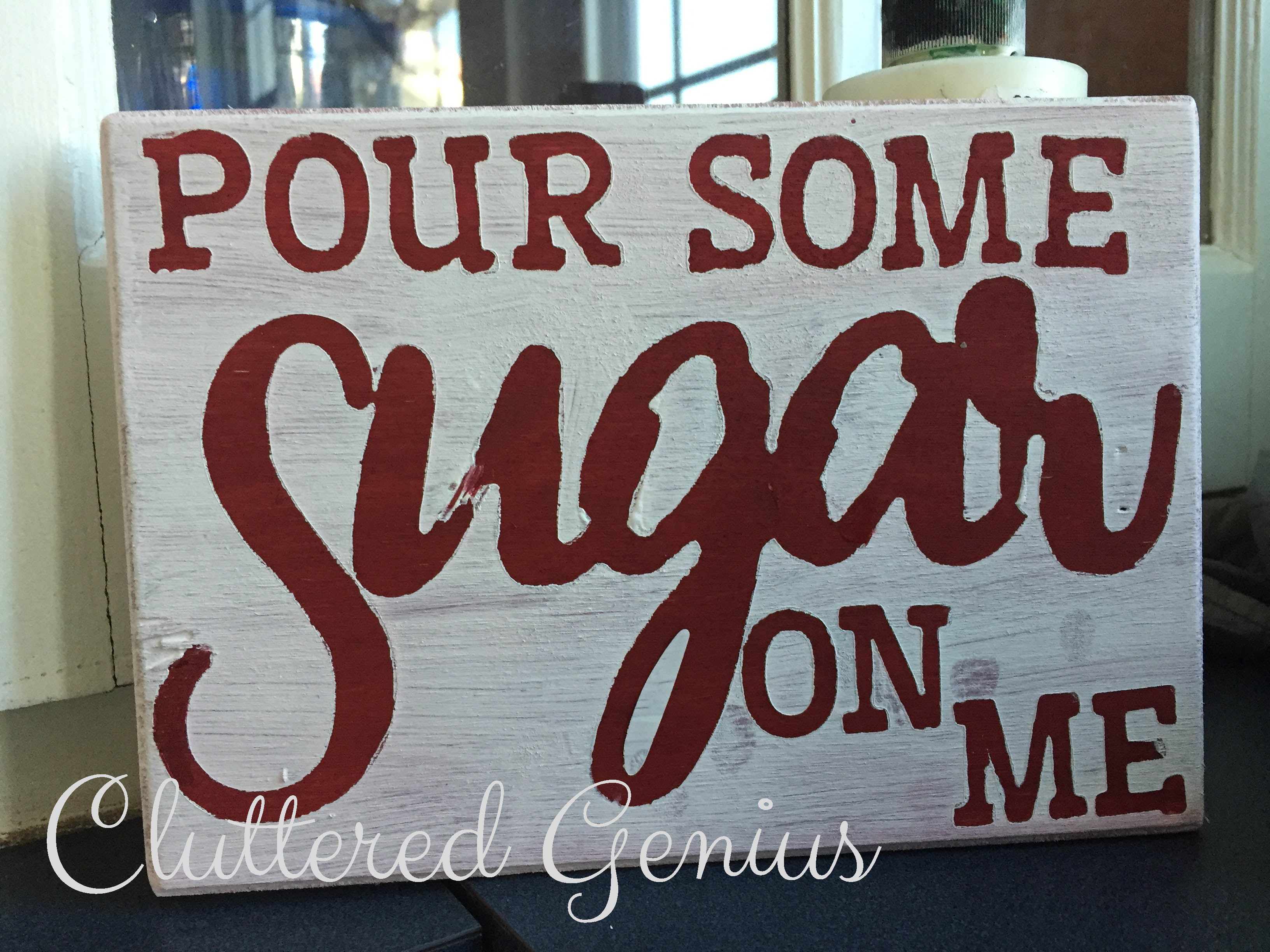 pour some sugar on me sign completed
