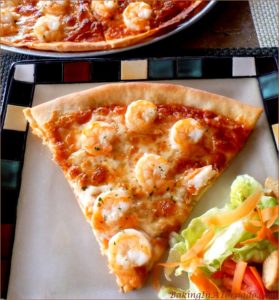 shrimp scampi pizza
